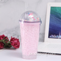 Summer Ice Cup Microview Straw Water Cup